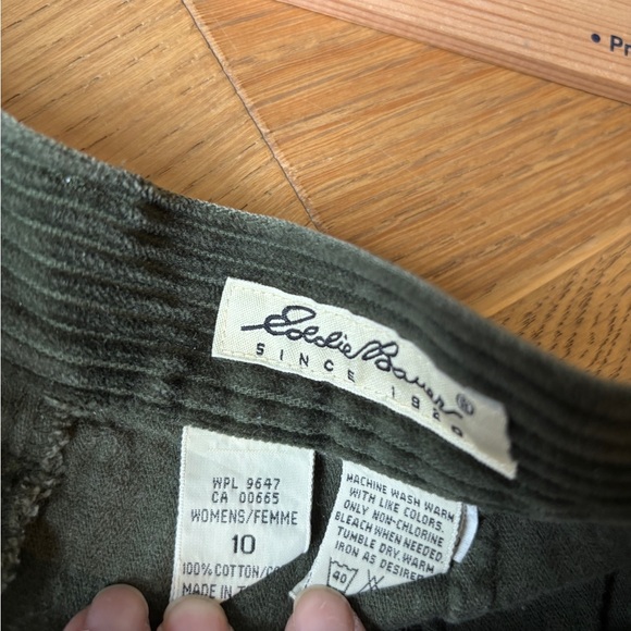 Eddie Bauer Dark Green Corduroy Pants - Picture 7 of 8